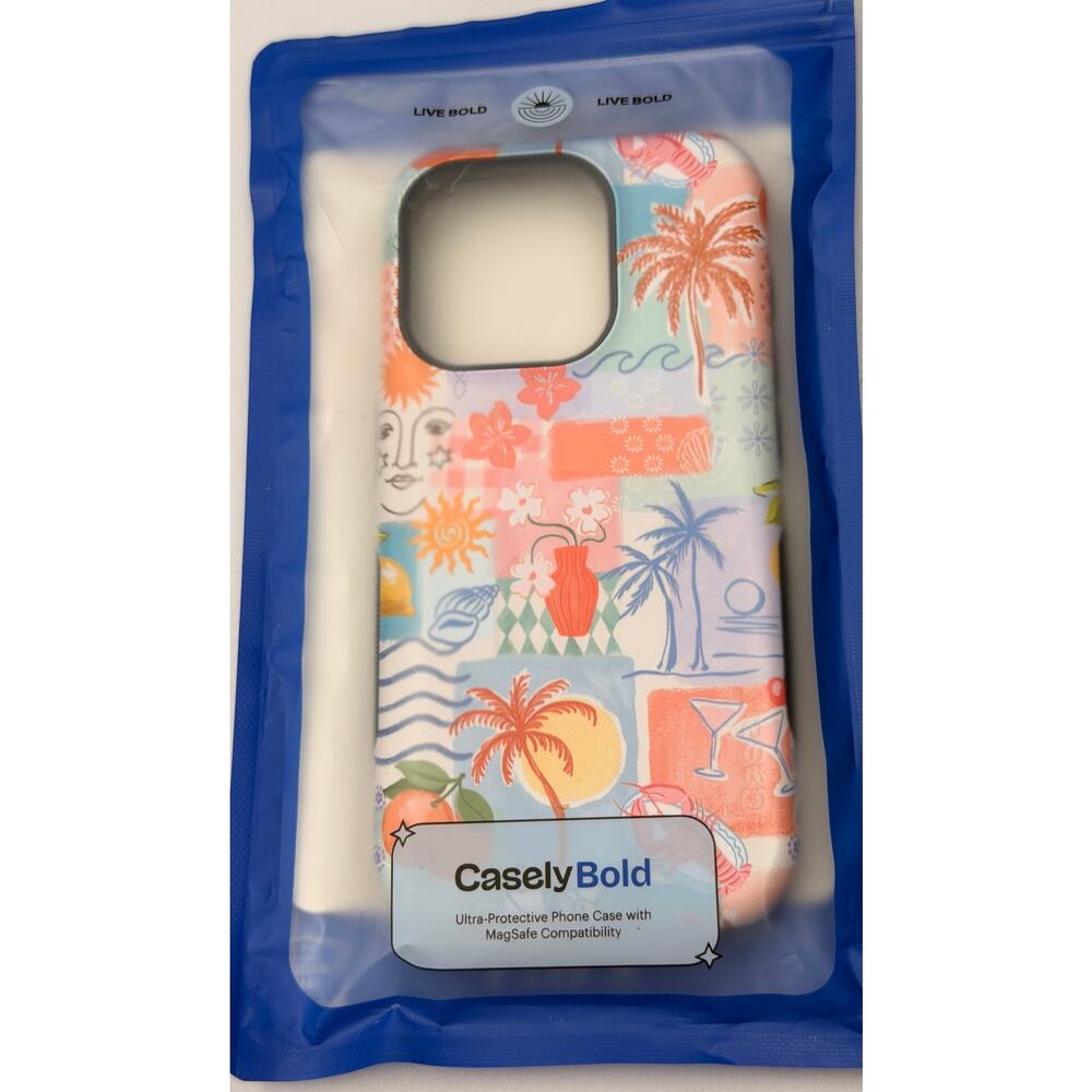Casely iPhone 15 Pro Case MagSafe Tropical Heat Design